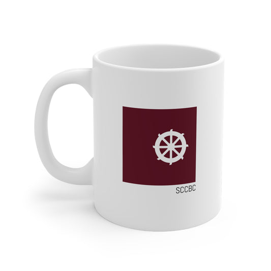 Personalised CLUB SQUARE 11oz Ceramic Rowing Mug – Custom Club Colours