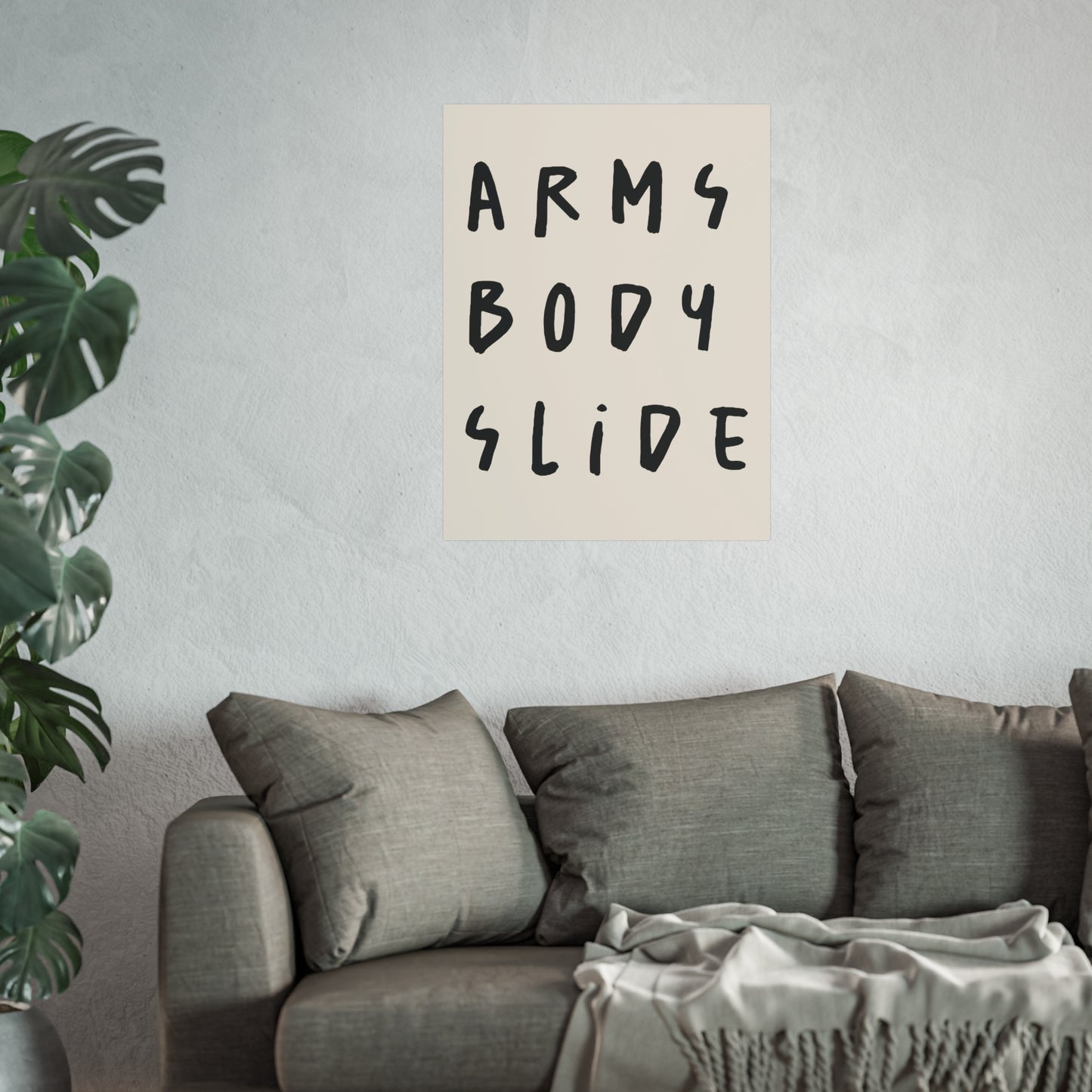 Arms Body Slide Fine Art Poster