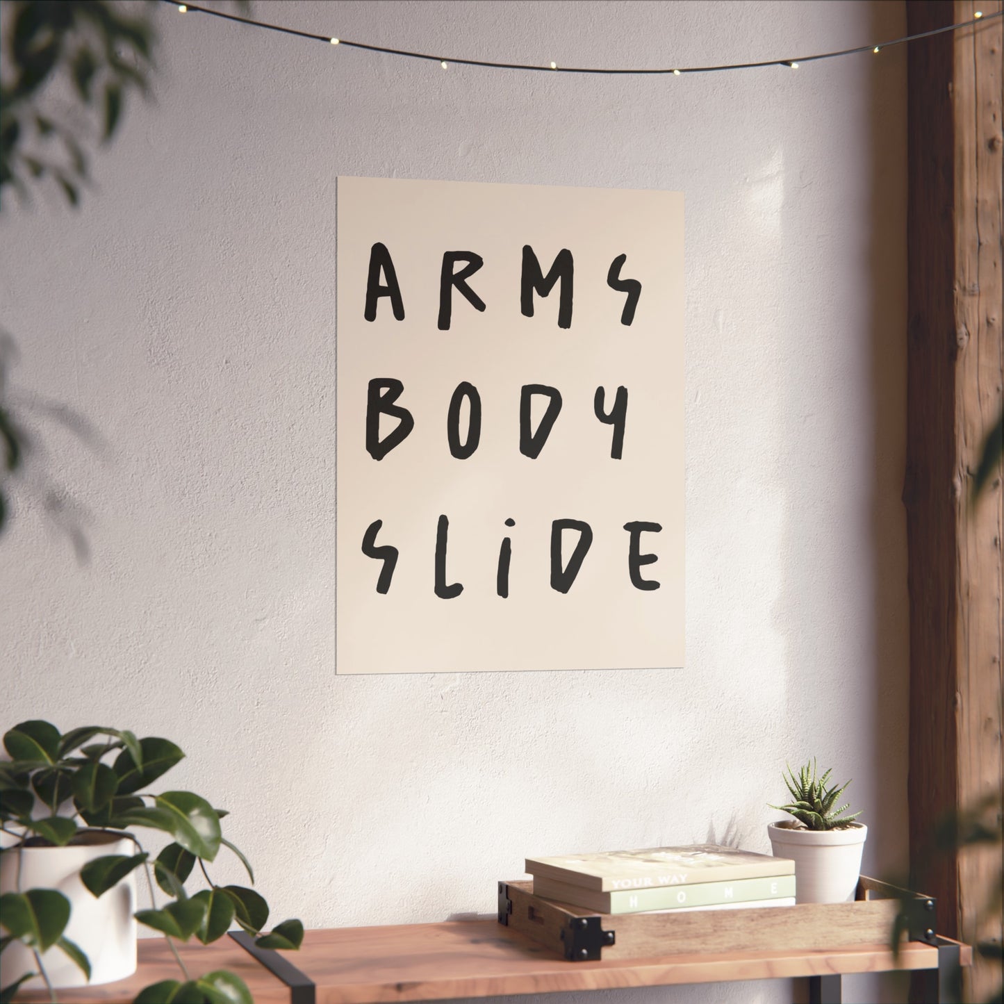 Arms Body Slide Fine Art Poster