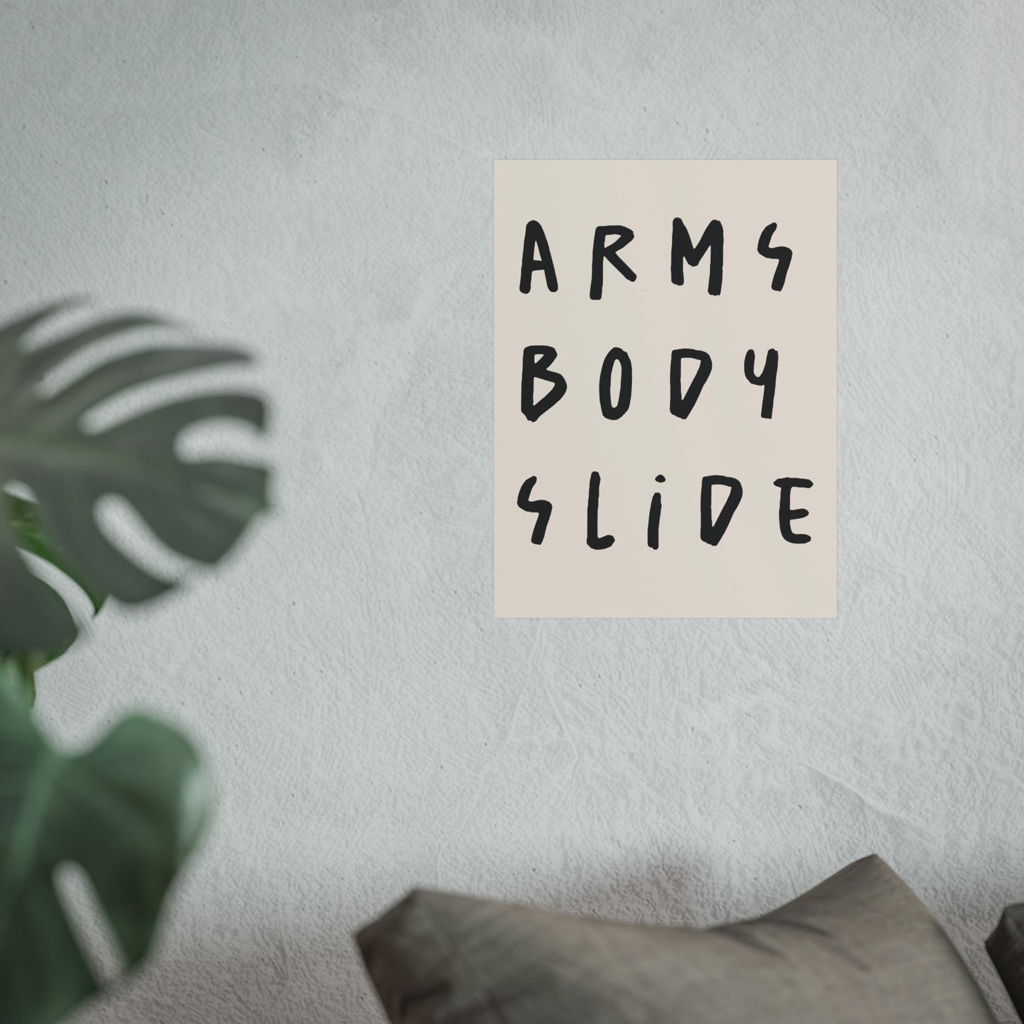 Arms Body Slide Fine Art Poster