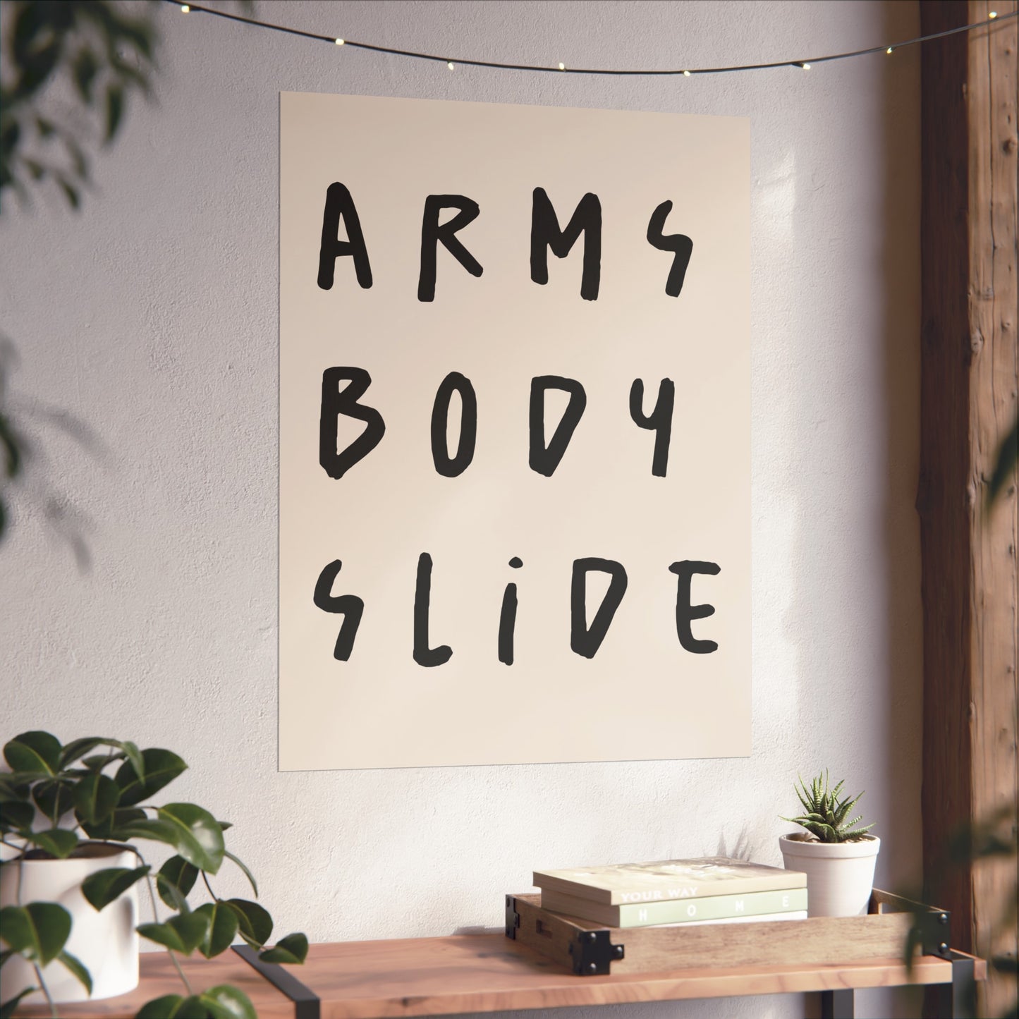Arms Body Slide Fine Art Poster