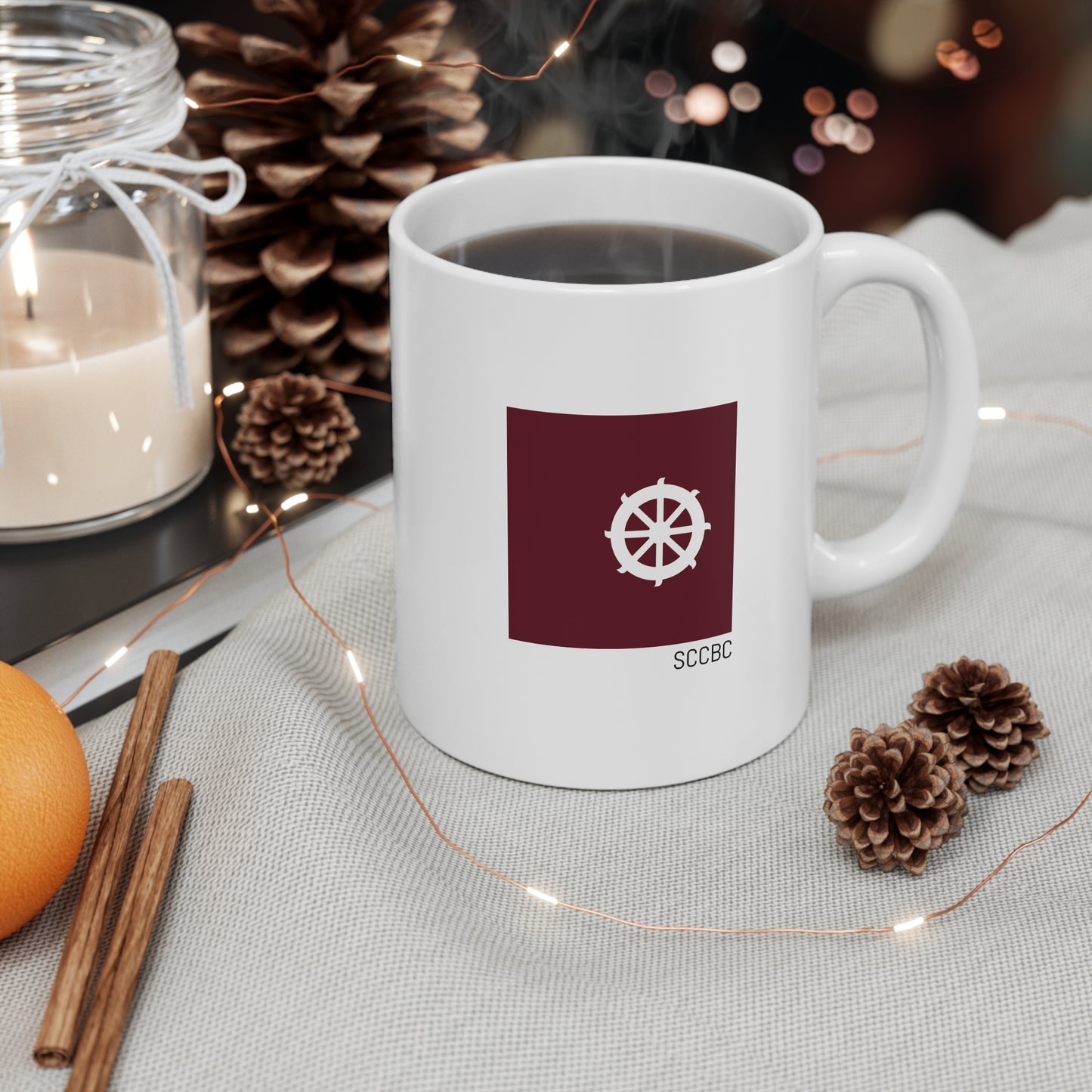 Personalised CLUB SQUARE 11oz Ceramic Rowing Mug – Custom Club Colours
