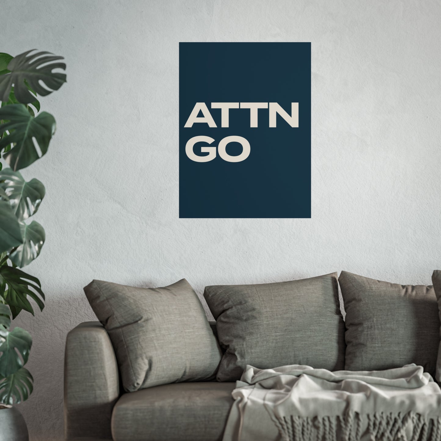 ATTN GO Rowing Fine Art Print