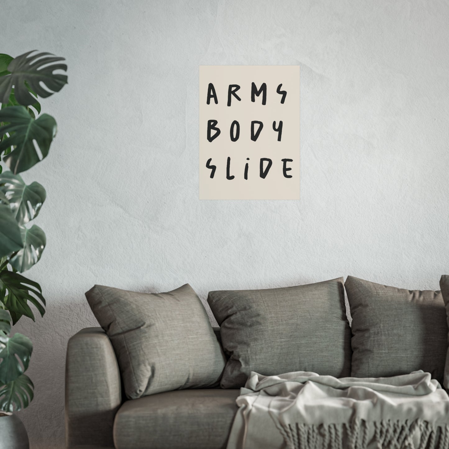 Arms Body Slide Fine Art Poster