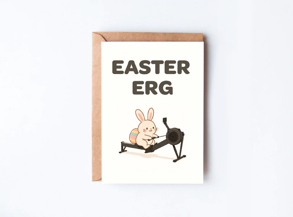 Easter Rowing Card - Easter Erg