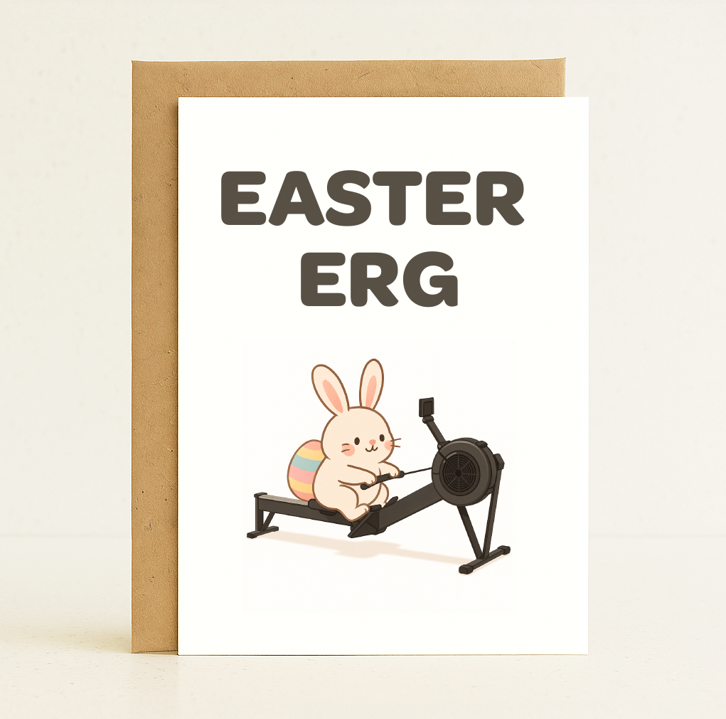 Easter Rowing Card - Easter Erg