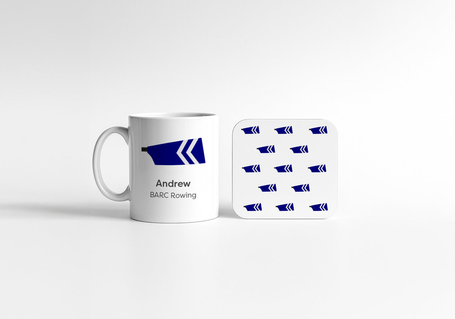 Add Any Rowing Blade & Name | Rowing Mug and Coaster Bundle | Personalised Name and Blade | Rowing Gifts