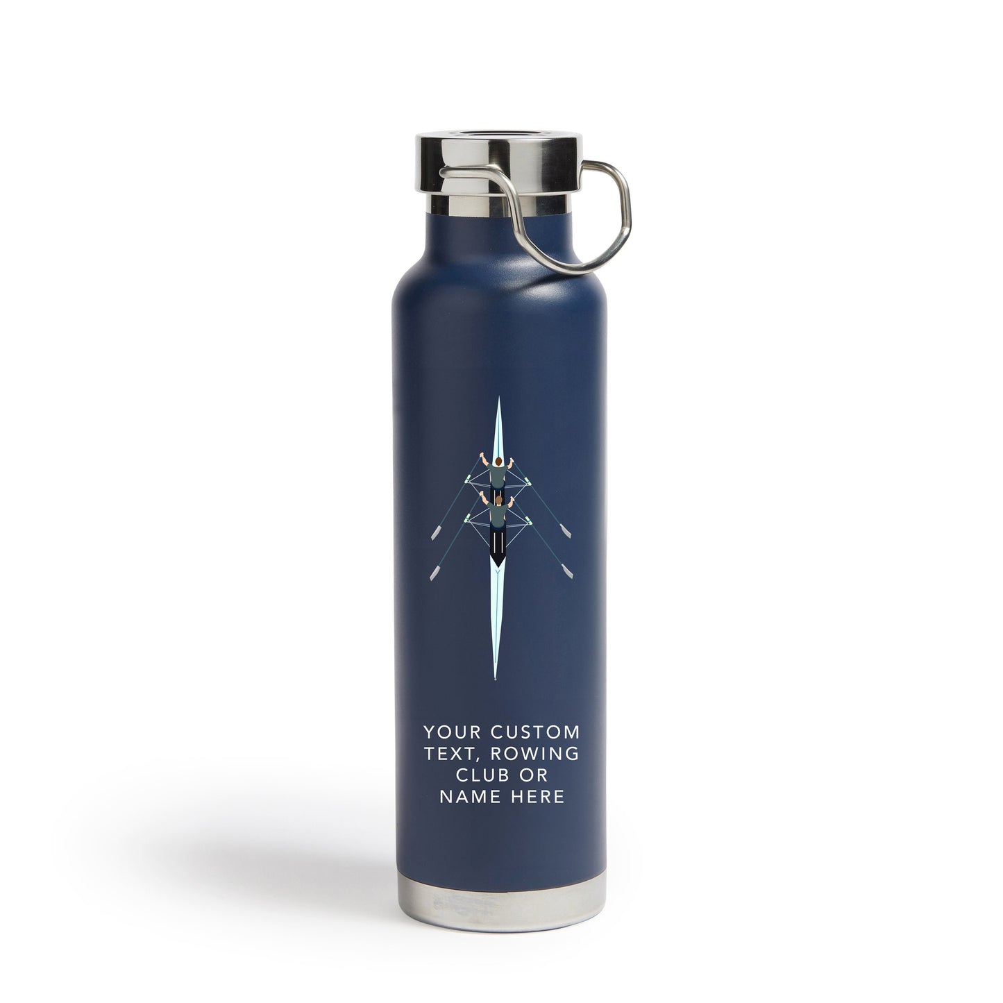 Personalised Rowing 20oz Copper Insulated Water Bottle - Hot for 12 Hours, Cold for 48