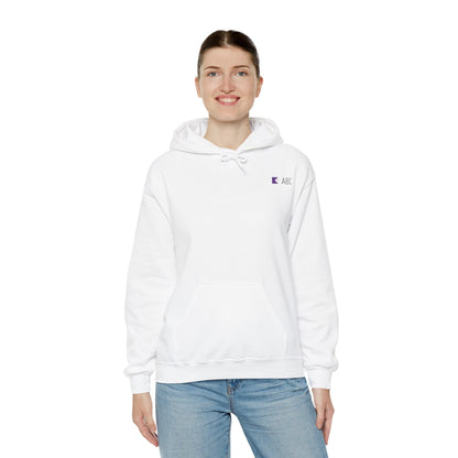 female athlete wearing personalised rowing club hoodie with initials and club colours